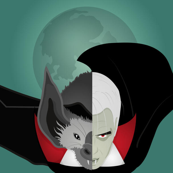 Batcula - Monster ilustrace - Vektor, obrázek