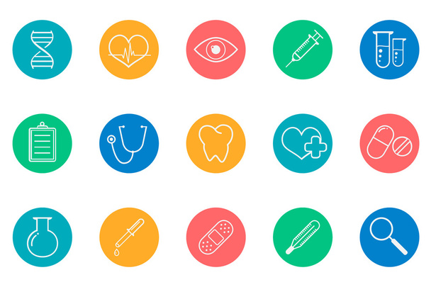 Medical icons vector - Vector, Image