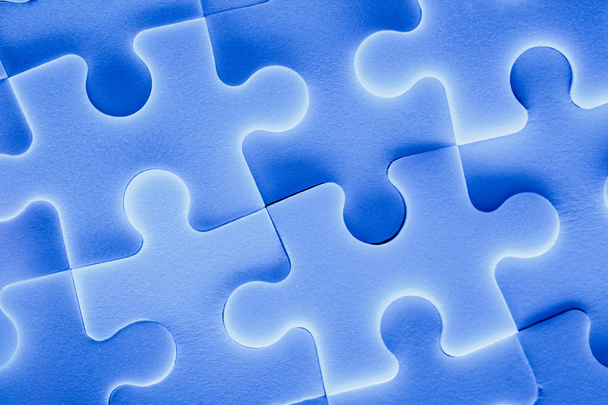 Jigsaw puzzle pieces - Фото, изображение