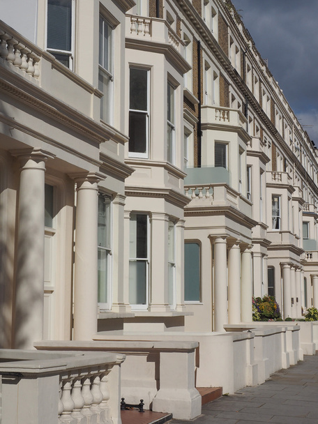 casas em terraços em Londres
 - Foto, Imagem