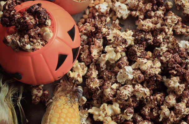 popcornia siemenillä halloween
 - Valokuva, kuva
