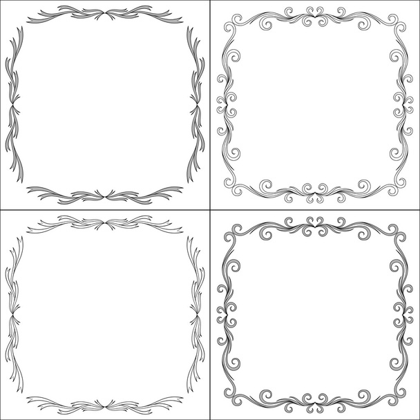 Vector decorative frames - Вектор, зображення