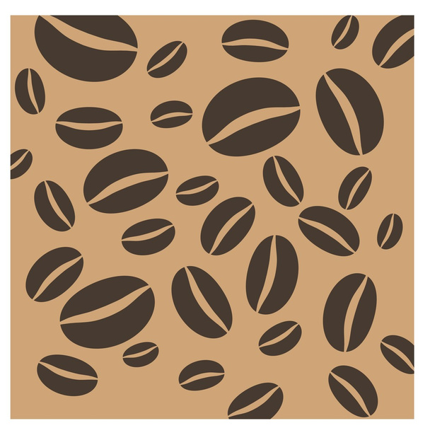 Kahve arka plan - vektör görüntü - Vektör, Görsel