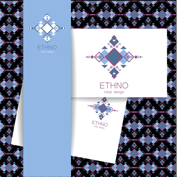 ethno tribal design - Vektor, Bild