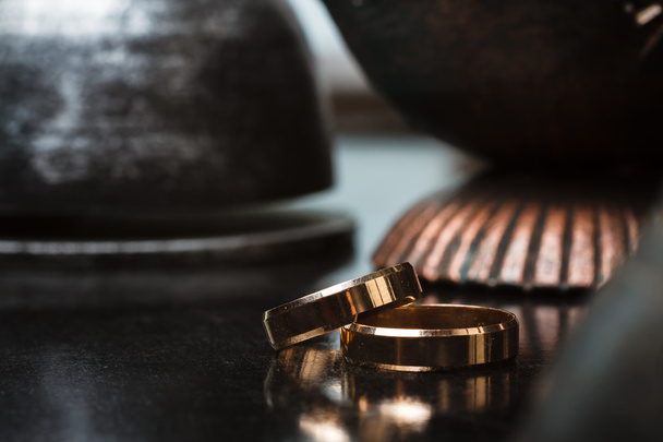 Beautiful wedding rings - Φωτογραφία, εικόνα