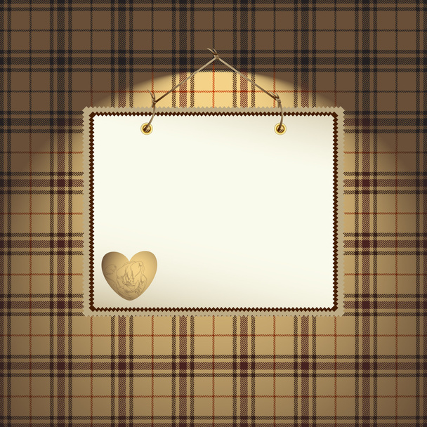 Background with heart - Vector, Image