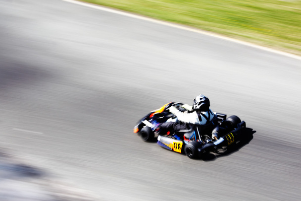 motokárového závodníka - Fotografie, Obrázek