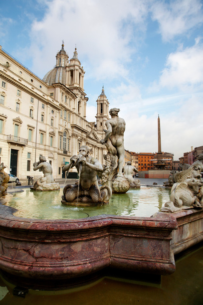 Piazza Navona Brunnen - Foto, Bild