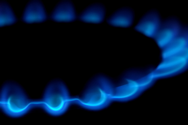 пламя газовой печи
 - Фото, изображение