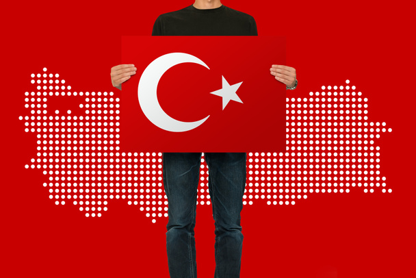 Bandera de Turquía, Mapa turco, Diseñar
 - Foto, imagen