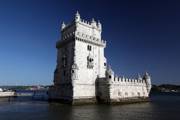 Torre de Belem στη πόλη της Λισαβόνας - Φωτογραφία, εικόνα