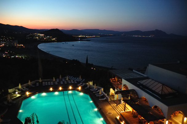 a medence egy luxus szálloda - Fotó, kép