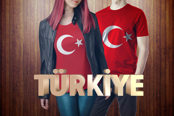 Turecká vlajka, turecká mapa, Design - Fotografie, Obrázek