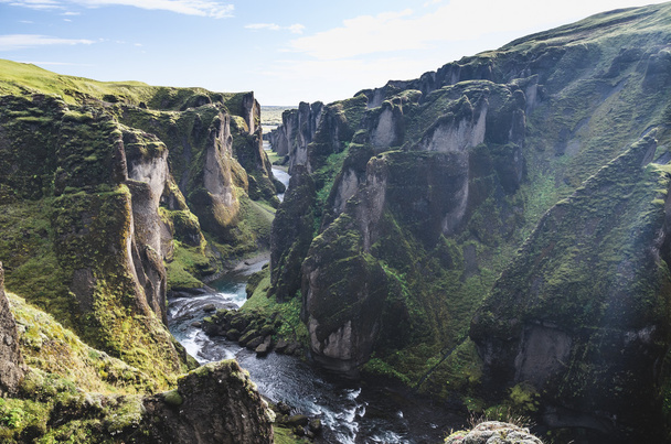 canyon of Fjardrargljufur, Iceland - Photo, Image