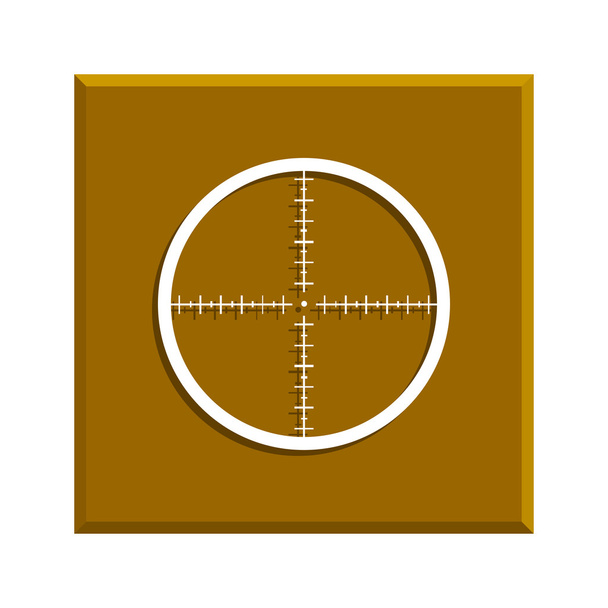 Sight device icon. - Vector, Image
