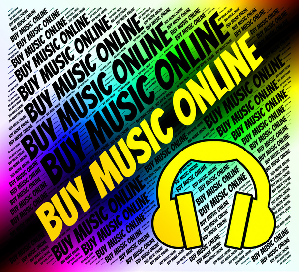 Kup Online pokazuje dźwięk utworów muzyki i dźwięku - Zdjęcie, obraz