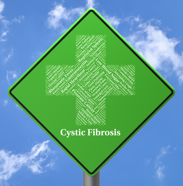 Cystic Fibrosis Means Poor Health And Advertisement - Photo, Image