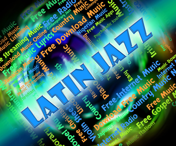 Latin Jazz indica trilha sonora e acústica
 - Foto, Imagem
