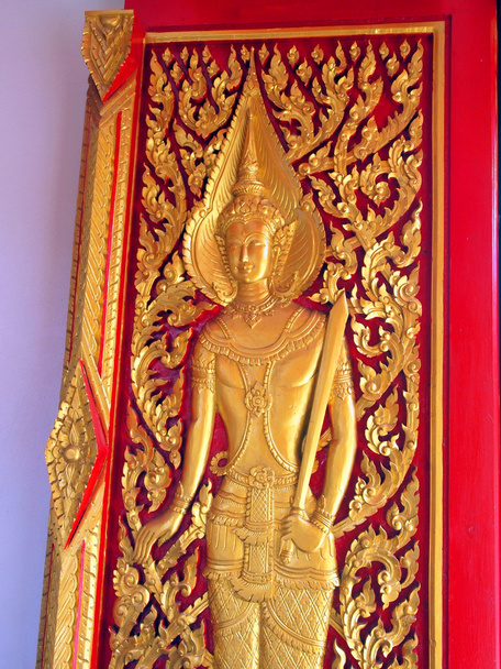 Thaiföld mintázat a falak buddhistic templom - Fotó, kép