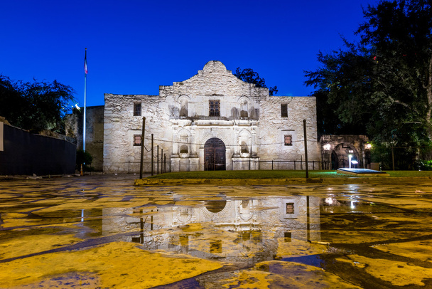 歴史的なアラモ、San Antonio, テキサス州. - 写真・画像