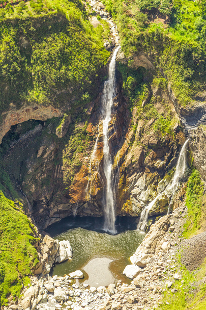 Agoyan Waterfall Aerial Shot - Foto, imagen