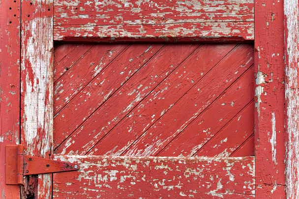 Paneles de madera pintados rojos
 - Foto, Imagen