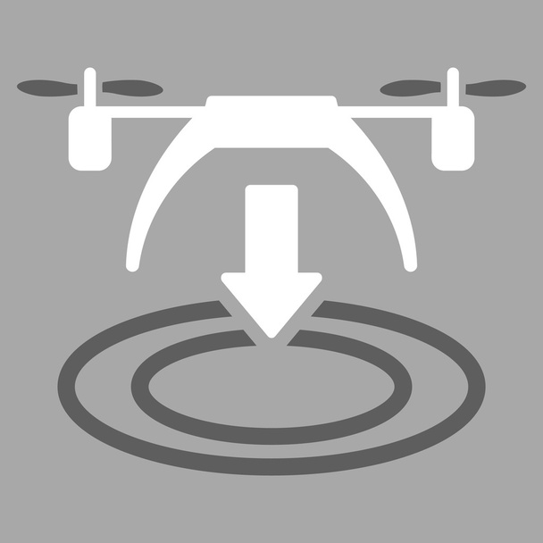 Copter Landing Icon - Vettoriali, immagini
