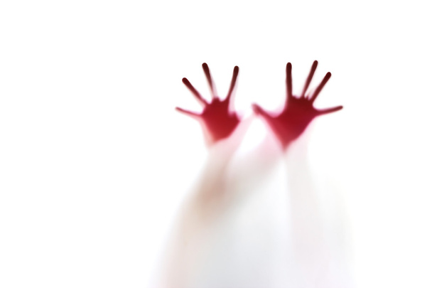Абстрактный силуэт рук, мягкий фокус и размытие
 - Фото, изображение