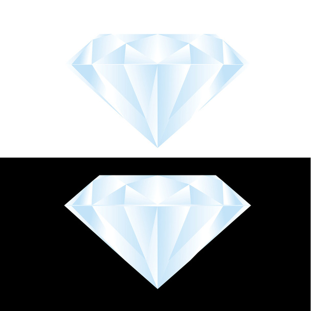 Diamant mit Details - Vektor, Bild