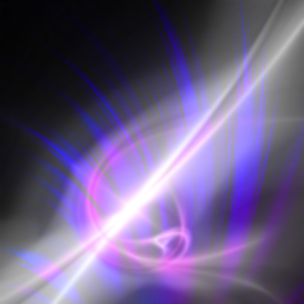 gloeiende plasma fractal - Foto, afbeelding