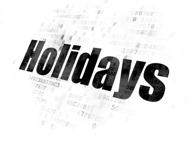 Entertainment, concept: Holidays on Digital background - Фото, изображение