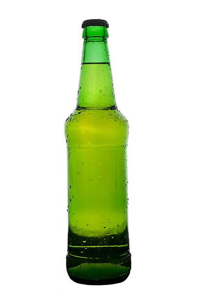 botella de cerveza verde
 - Foto, imagen