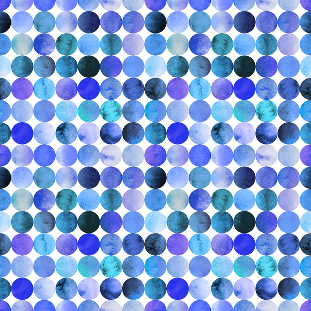Αφηρημένη Υδατογραφία μοτίβο με κύκλους - Φωτογραφία, εικόνα