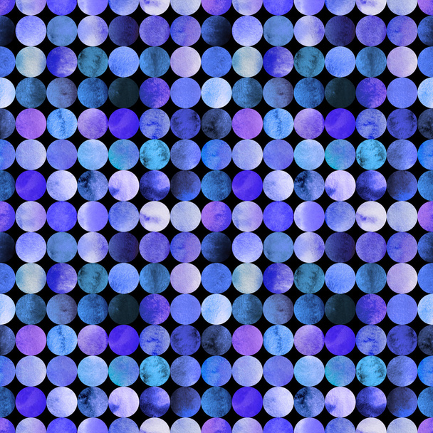 Αφηρημένη Υδατογραφία μοτίβο με κύκλους - Φωτογραφία, εικόνα