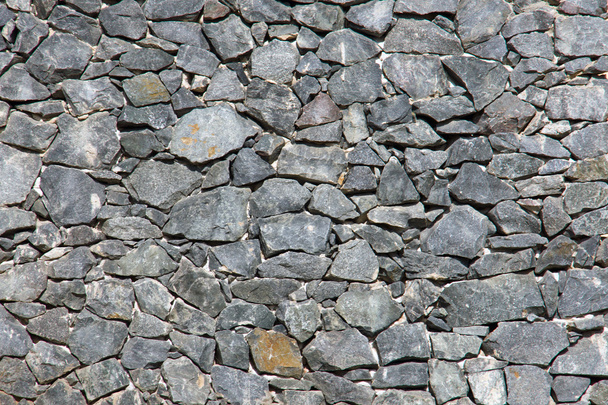 šedá přírodní kamenná zeď - Fotografie, Obrázek