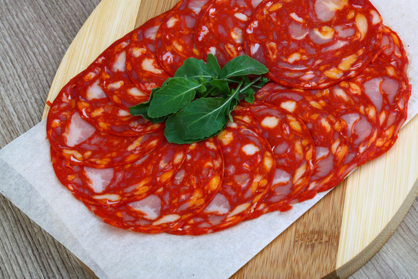 Salame spagnolo Salsiccia Chorizo
 - Foto, immagini