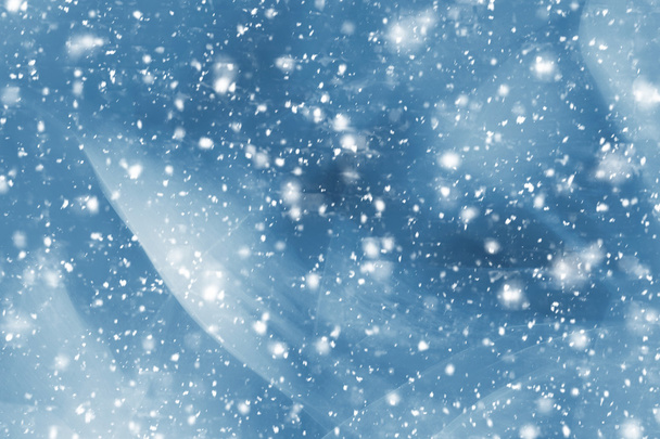 fondo abstracto con copos de nieve - Foto, imagen