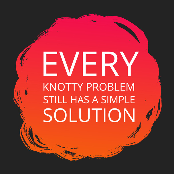 Motivationele Poster over problemen - Vector, afbeelding