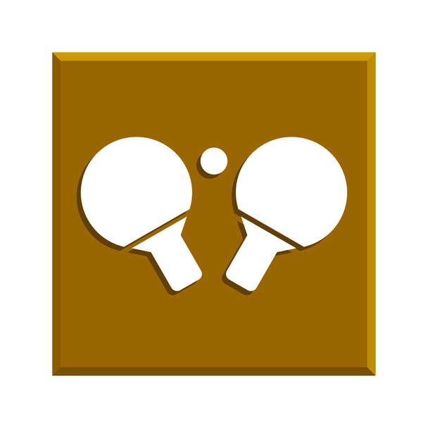 icono de tenis de mesa
 - Vector, Imagen