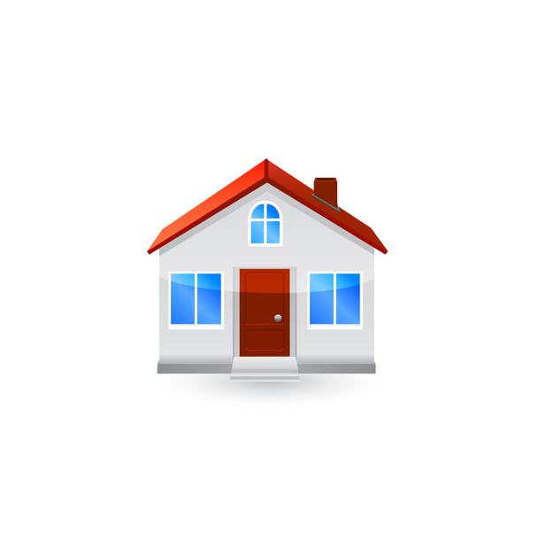 House icon isolated - Vector, Image
