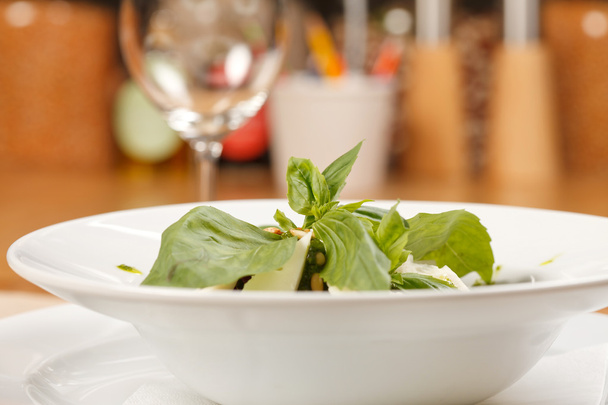 Salad with beet and basil - Photo, image