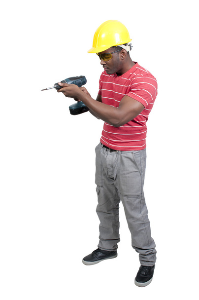 Black Man Construction Worker - Photo, Image