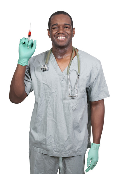 Doctor with a Syringe - Foto, imagen