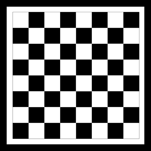 σκακιέρα μαύρο και άσπρο - Φωτογραφία, εικόνα