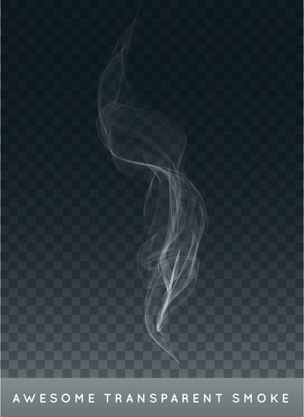 Reális cigaretta füst, köd - Vektor, kép