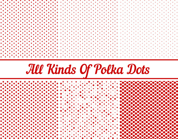 Polka Dot Round Background - Vector, Image