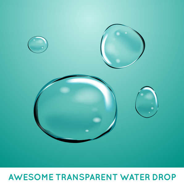Zeep Water bubbels Set - Vector, afbeelding