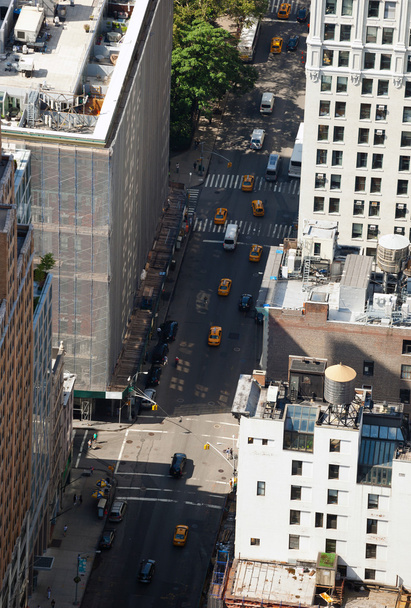 Vue aérienne des rues de Manhattan
 - Photo, image