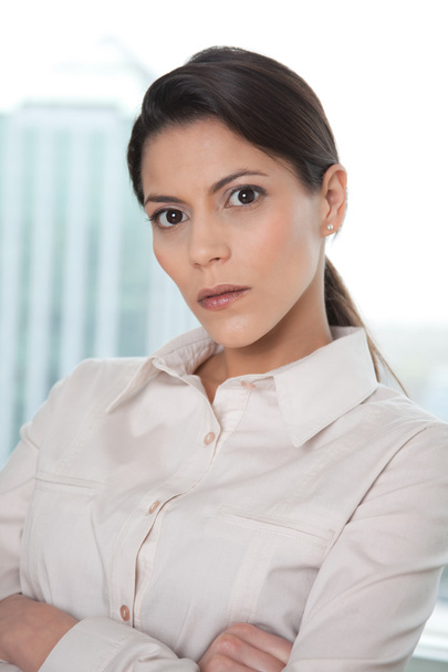 Serious Businesswoman With Arms Crossed - Foto, Imagem