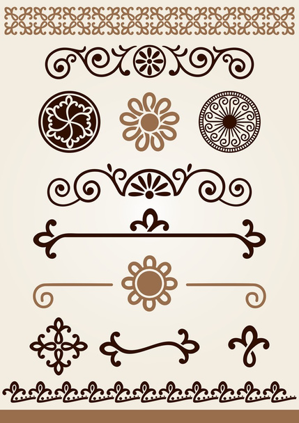 Dividers, borders and decorations - Vector, Image